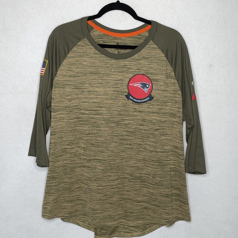 New England Patriots Shirt Mens XXLarge Nike On Field Apparel NFL Camo Football